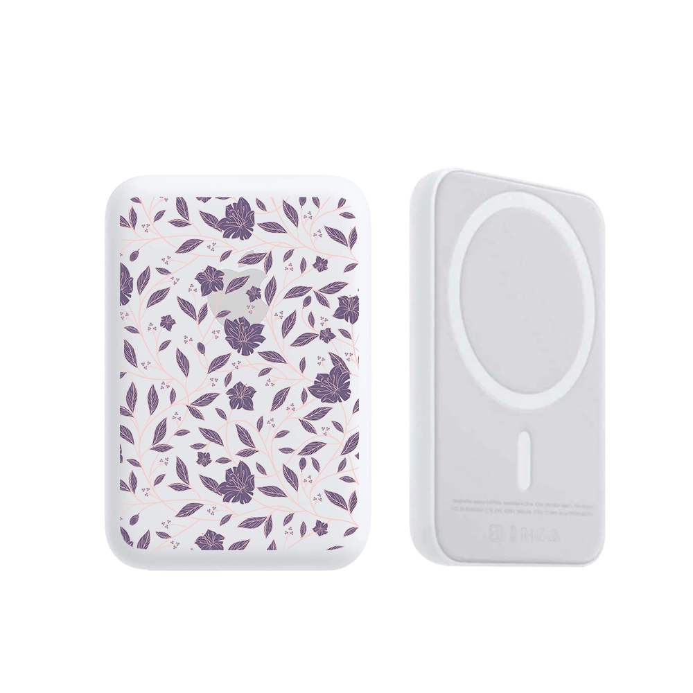 Magnetic Wireless Powerbank - Sketchy Flower 4.0