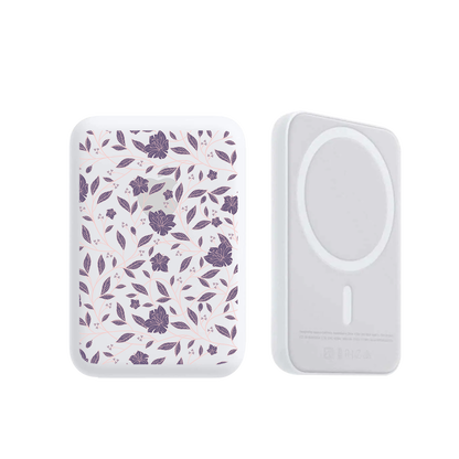 Magnetic Wireless Powerbank - Sketchy Flower 4.0