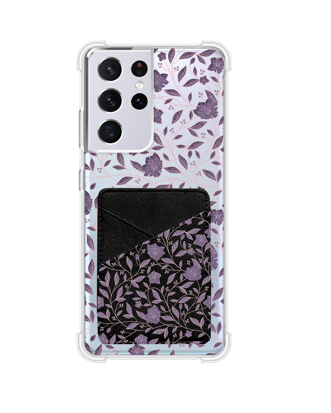 Android Phone Wallet Case - Sketchy Flower 4.0