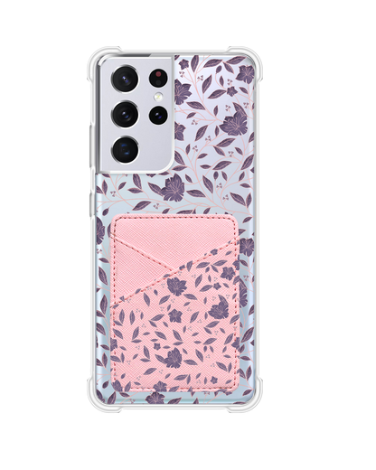 Android Phone Wallet Case - Sketchy Flower 4.0