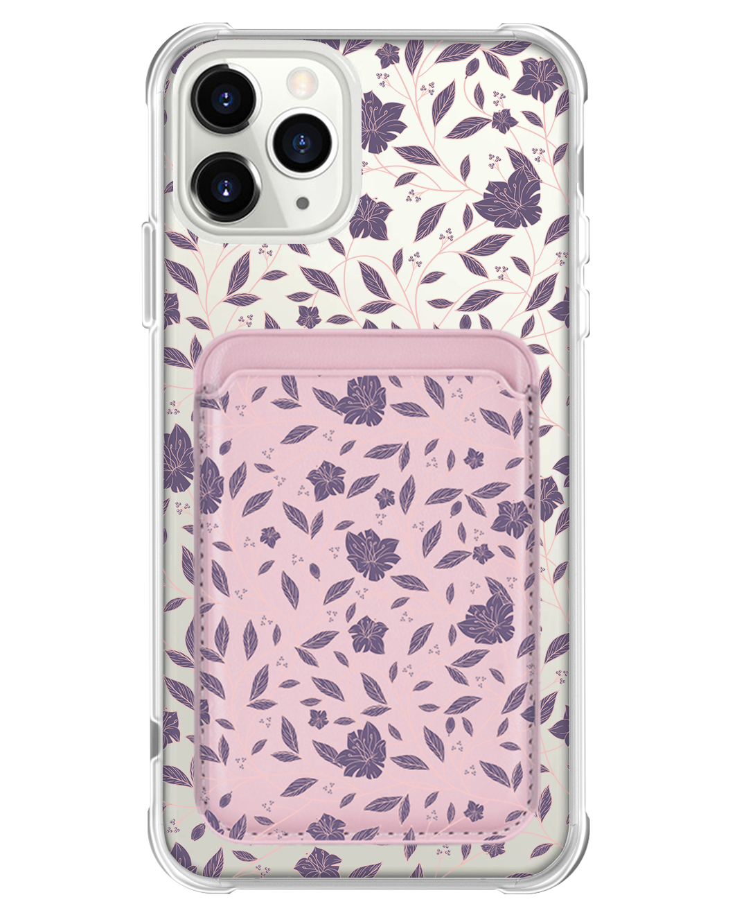 iPhone Magnetic Wallet Case - Sketchy Flower 4.0