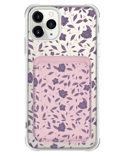 iPhone Magnetic Wallet Case - Sketchy Flower 4.0