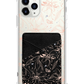 iPhone Phone Wallet Case - Sketchy Flower & Butterfly 1.0