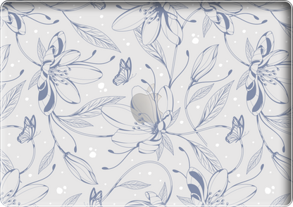 MacBook Snap Case - Sketchy Flower & Butterfly 2.0