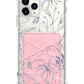 iPhone Phone Wallet Case - Sketchy Flower & Butterfly 2.0