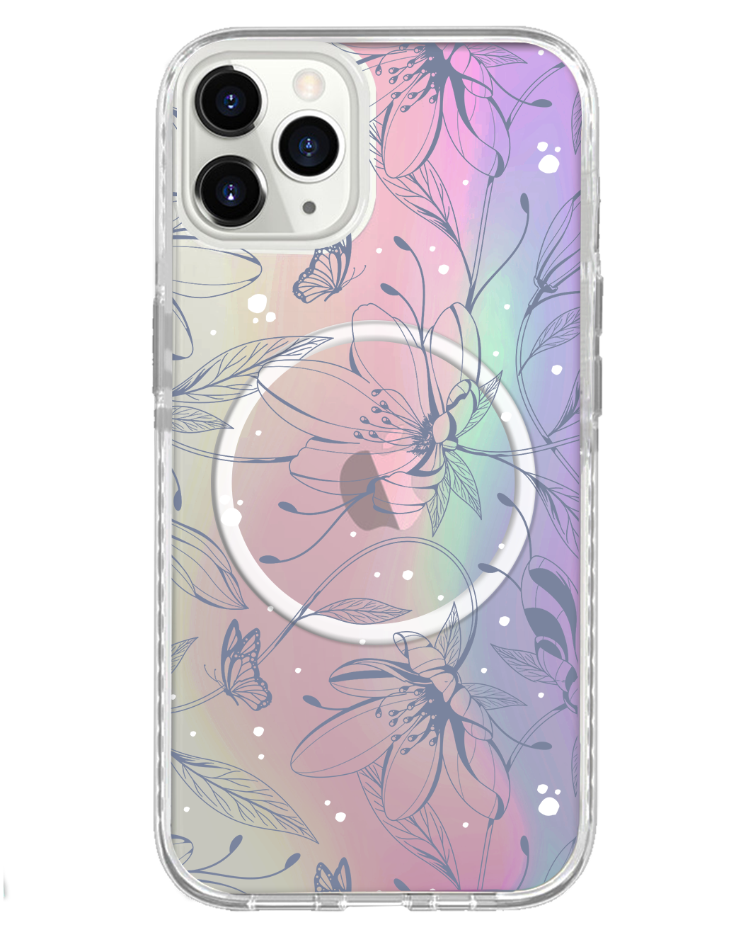 iPhone Rearguard Holo - Sketchy Flower & Butterfly 2.0