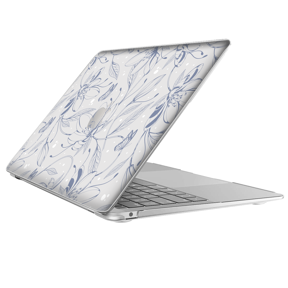 MacBook Snap Case - Sketchy Flower & Butterfly 2.0