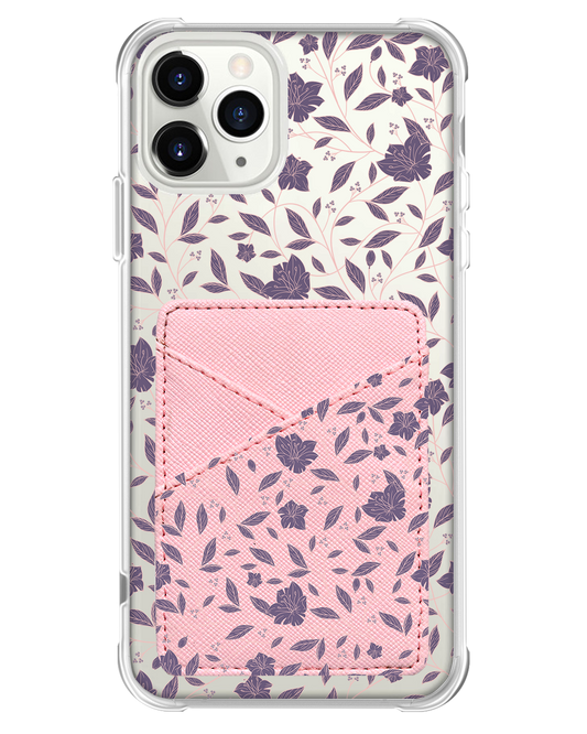 iPhone Phone Wallet Case - Sketchy Flower 4.0