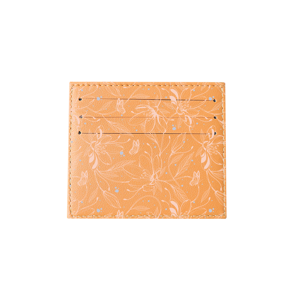 6 Slots Card Holder - Sketchy Flower & Butterfly 1.0