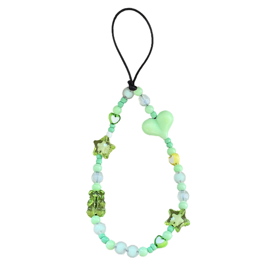 Beaded Strap - Green Mint Tosca