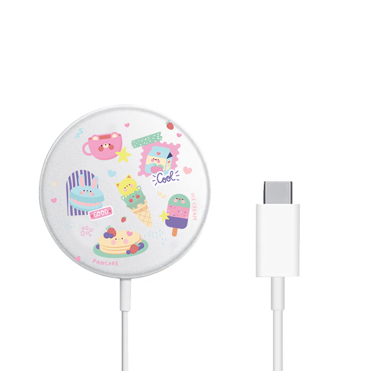 Magnetic Wireless Charger - Sweet Cafe