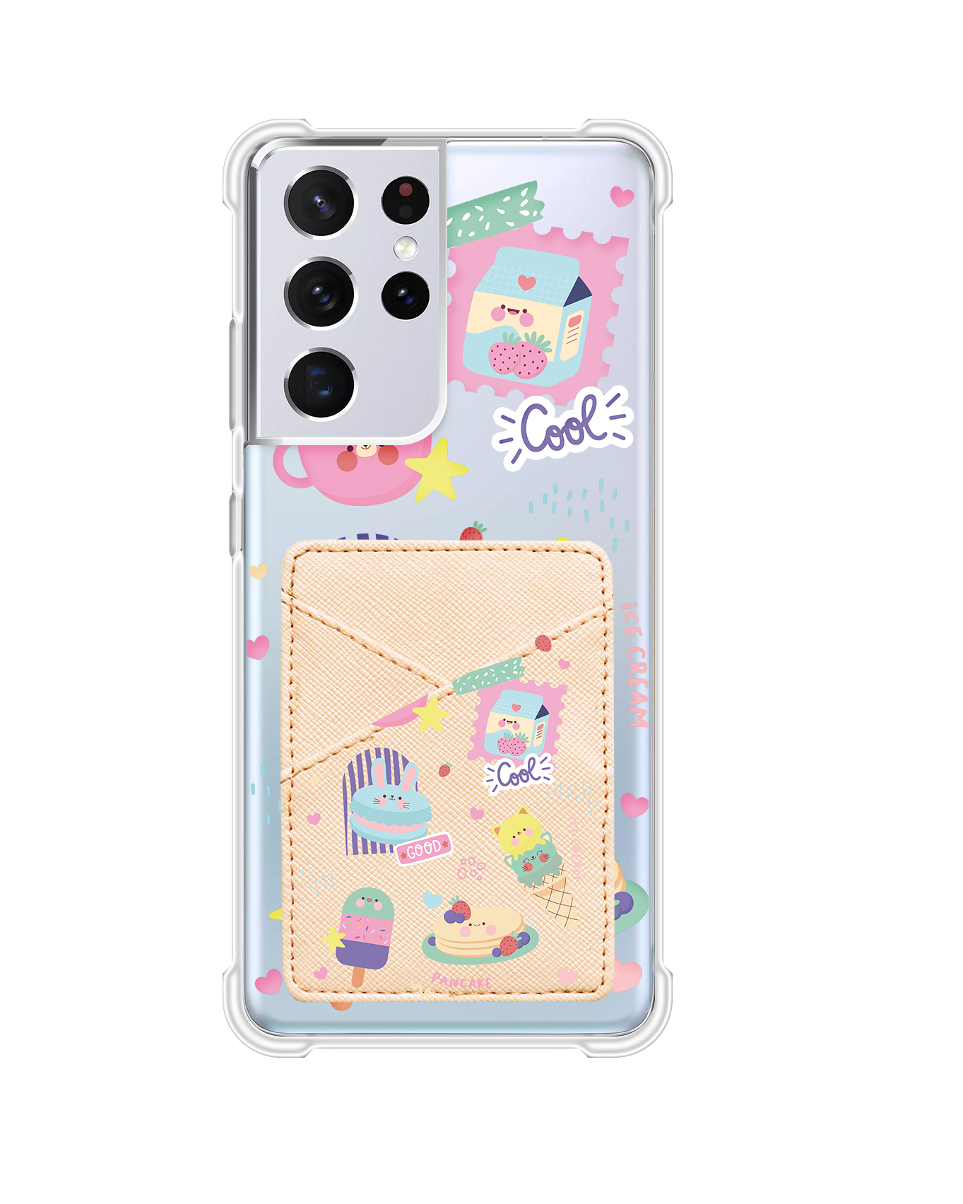 Android Phone Wallet Case - Sweet Cafe