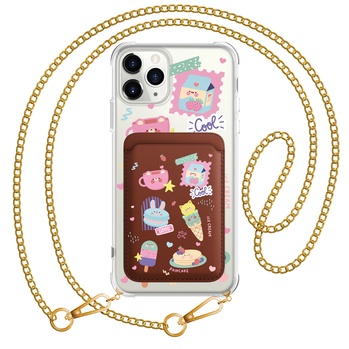 iPhone Magnetic Wallet Case - Sweet Cafe