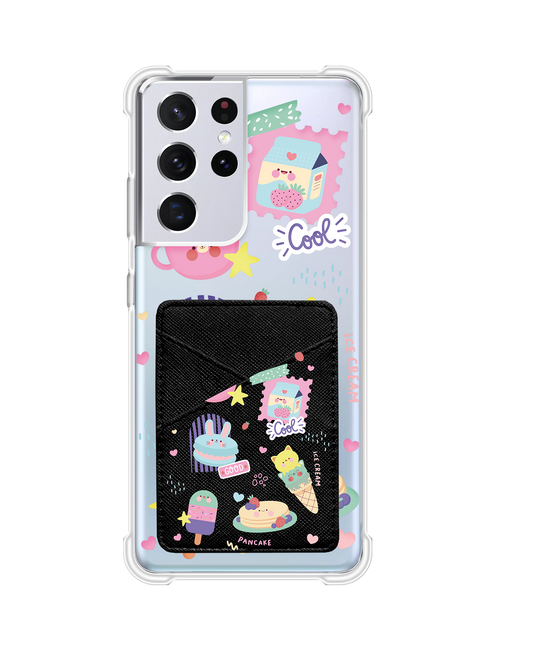 Android Phone Wallet Case - Sweet Cafe