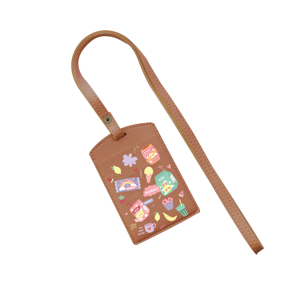 Vegan Leather Lanyard - Sweet Yummy