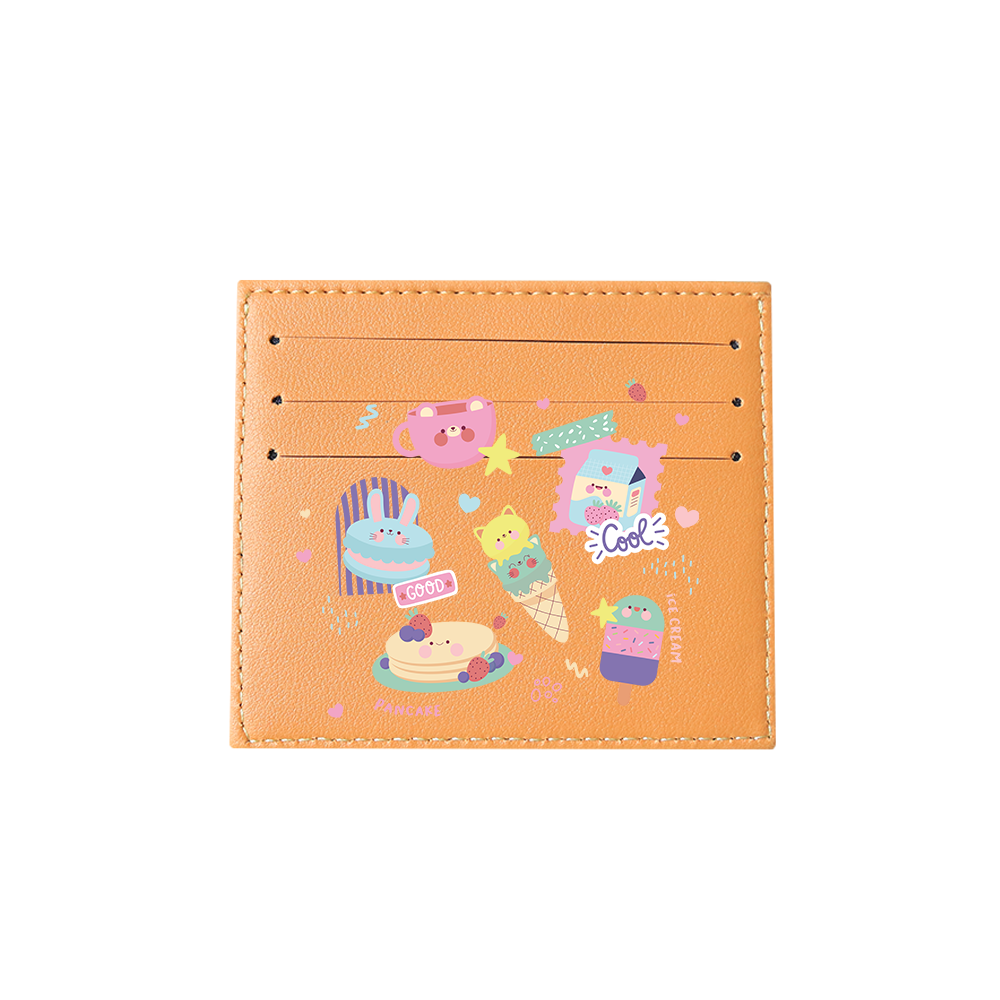 6 Slots Card Holder - Sweet Cafe