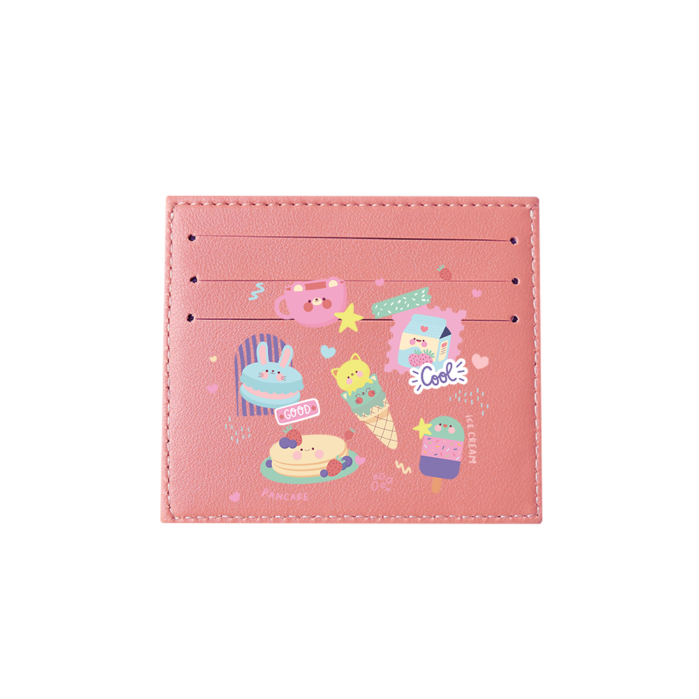 6 Slots Card Holder - Sweet Cafe