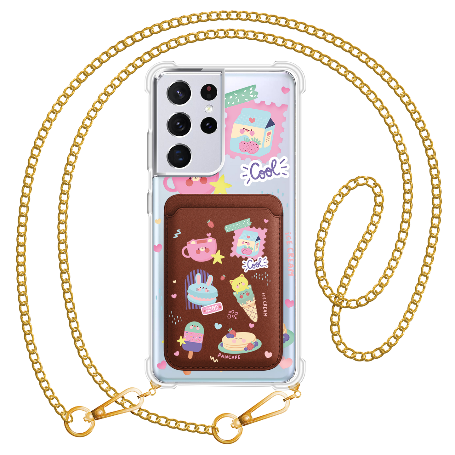 Android Magnetic Wallet Case - Sweet Cafe