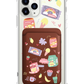 iPhone Magnetic Wallet Case - Sweet Yummy