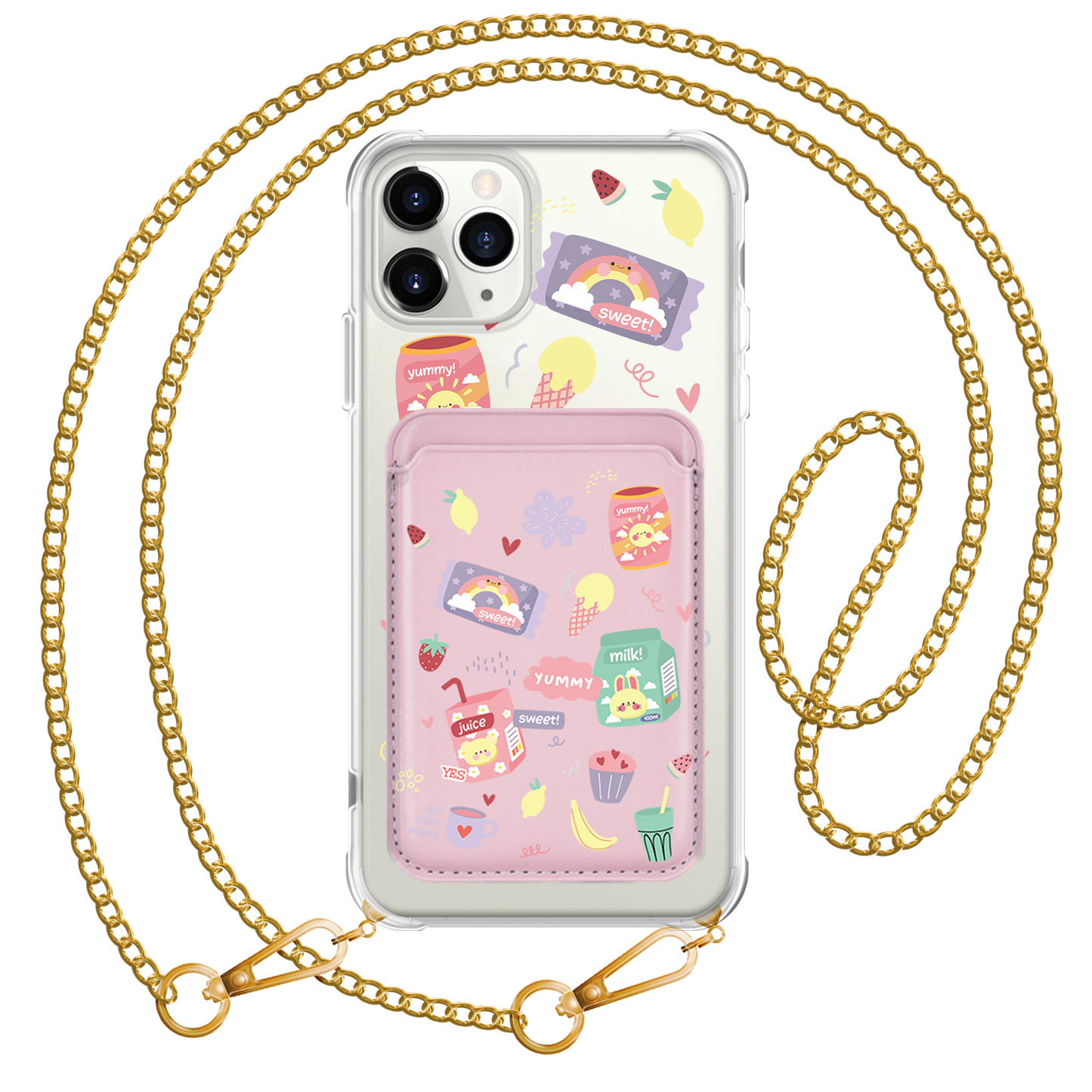 iPhone Magnetic Wallet Case - Sweet Yummy