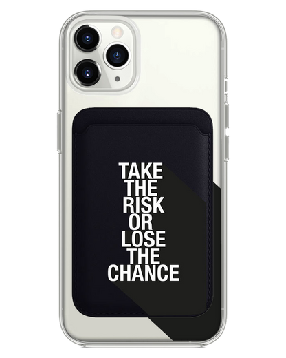 iPhone Magnetic Wallet Case - Take the Risk