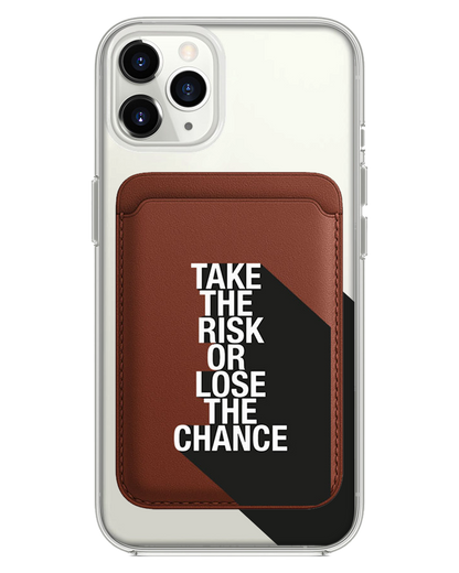 iPhone Magnetic Wallet Case - Take the Risk