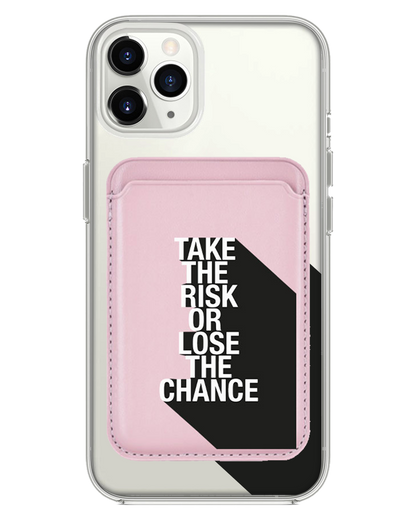 iPhone Magnetic Wallet Case - Take the Risk