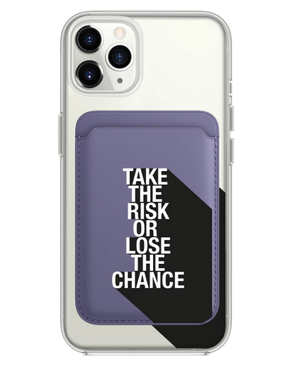 iPhone Magnetic Wallet Case - Take the Risk