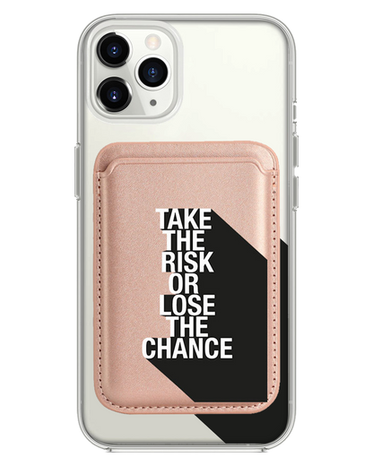 iPhone Magnetic Wallet Case - Take the Risk