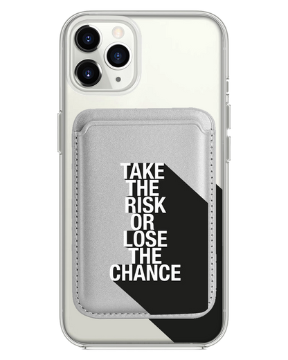 iPhone Magnetic Wallet Case - Take the Risk