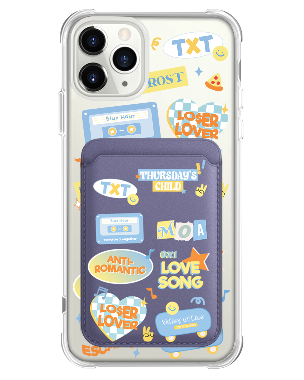 iPhone Magnetic Wallet Case - TXT Sticker Pack