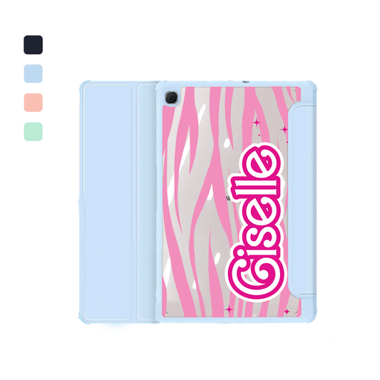 Android Tab Acrylic Flipcover - Barbie Zebra Pattern