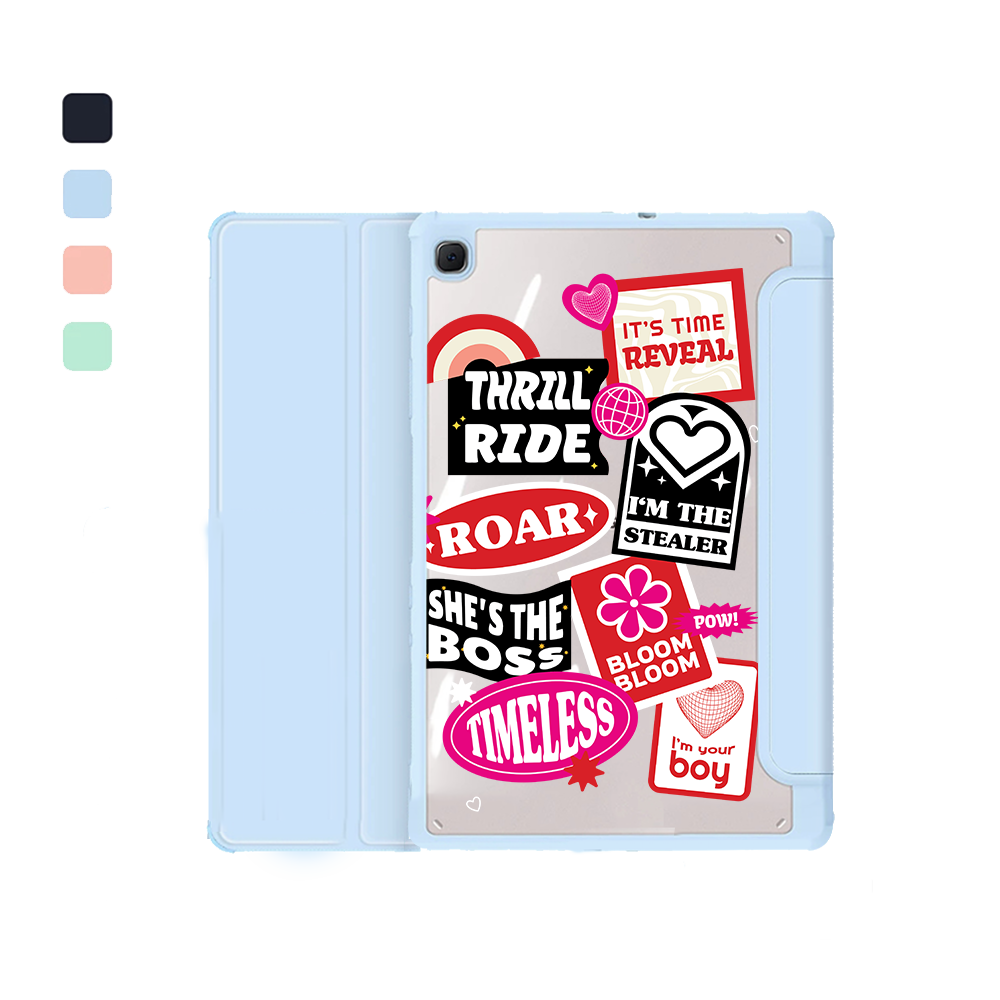 Android Tab Acrylic Flipcover - The Boyz Song Sticker Pack