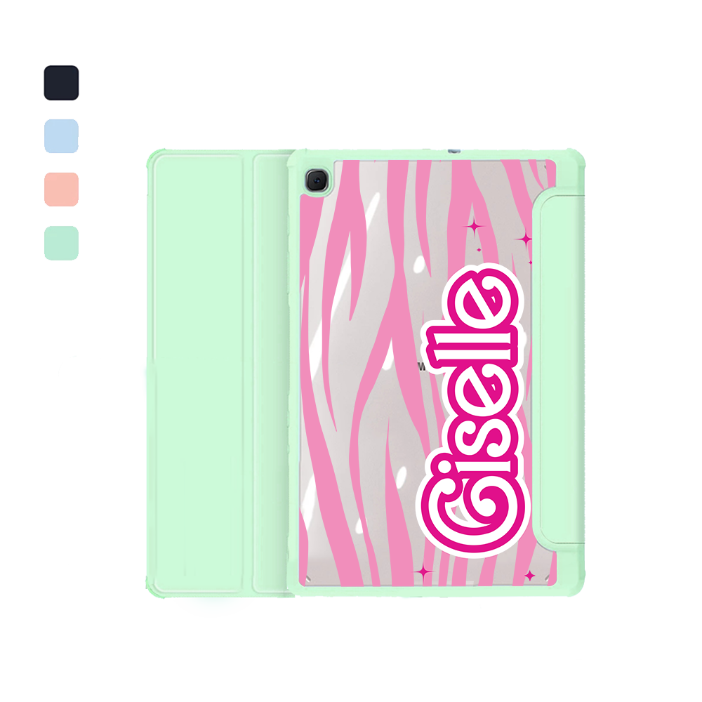 Android Tab Acrylic Flipcover - Barbie Zebra Pattern