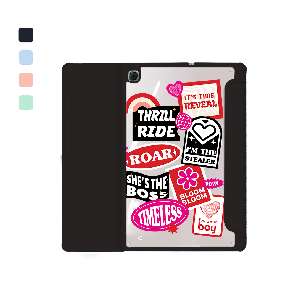 Android Tab Acrylic Flipcover - The Boyz Song Sticker Pack