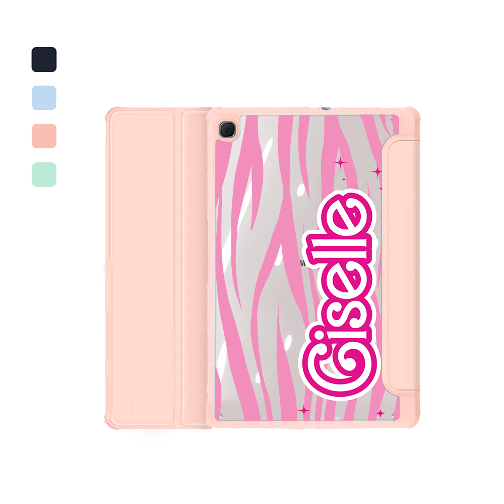 Android Tab Acrylic Flipcover - Barbie Zebra Pattern