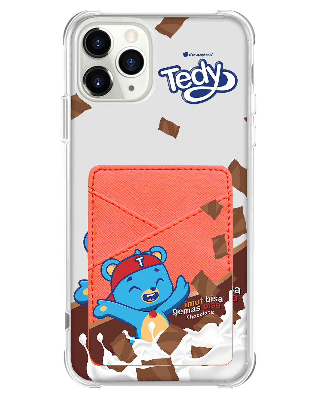 iPhone Phone Wallet Case - Tedy