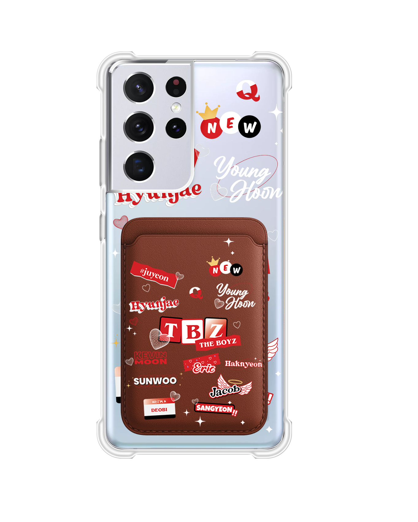 Android Magnetic Wallet Case - The Boyz Members