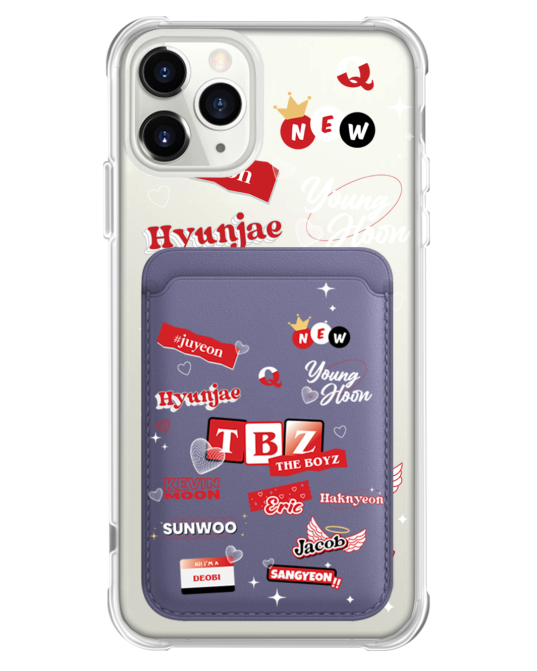 iPhone Magnetic Wallet Case - The Boyz Members