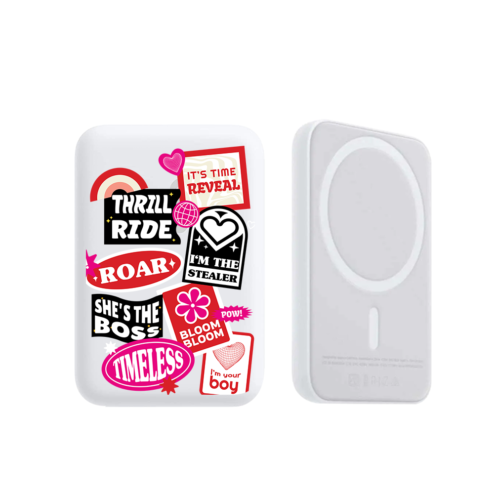 Magnetic Wireless Powerbank - The Boyz Song Sticker Pack