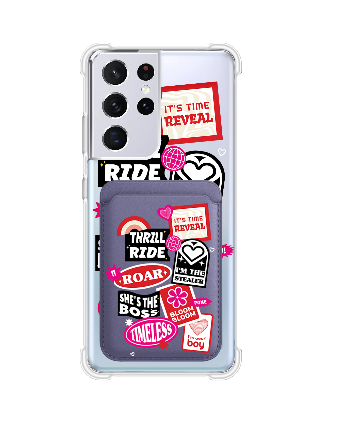 Android Magnetic Wallet Case - The Boyz Song Sticker Pack