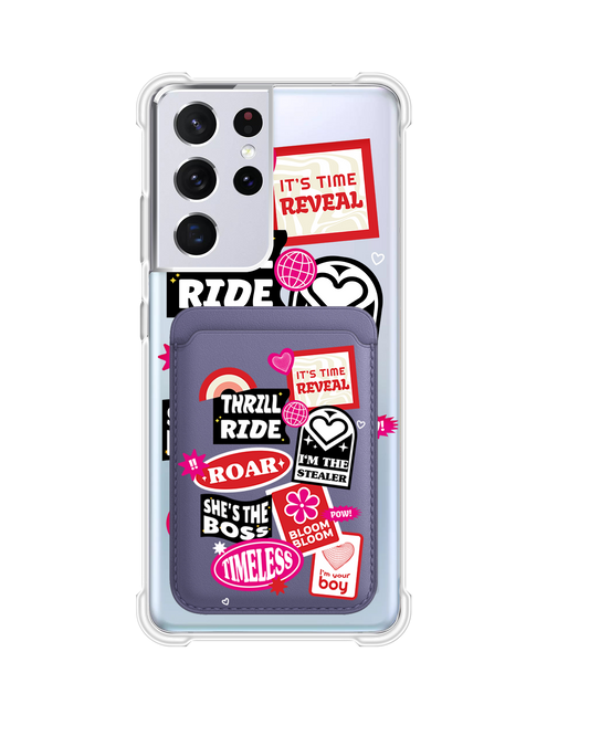 Android Magnetic Wallet Case - The Boyz Song Sticker Pack