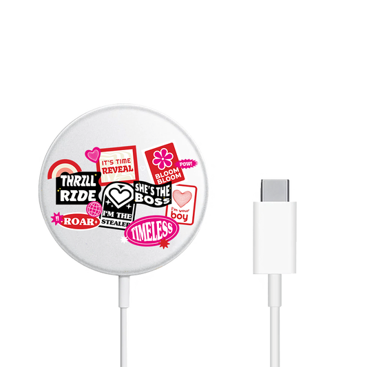 Magnetic Wireless Charger - The Boyz Song Sticker Pack