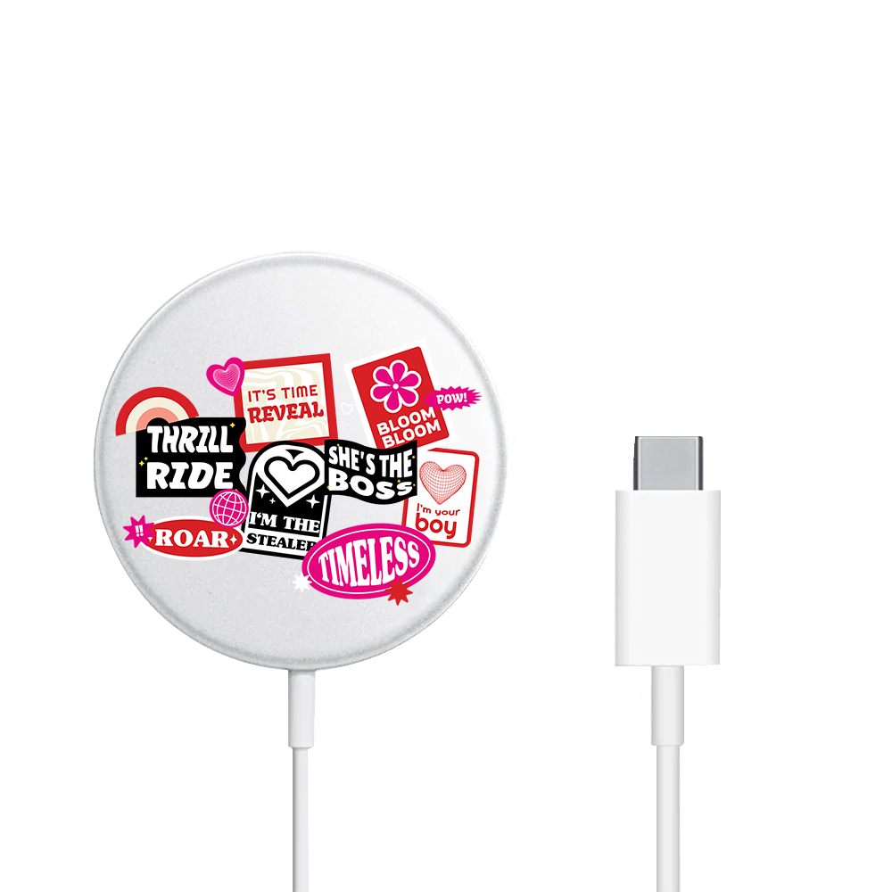 Magnetic Wireless Charger - The Boyz Song Sticker Pack