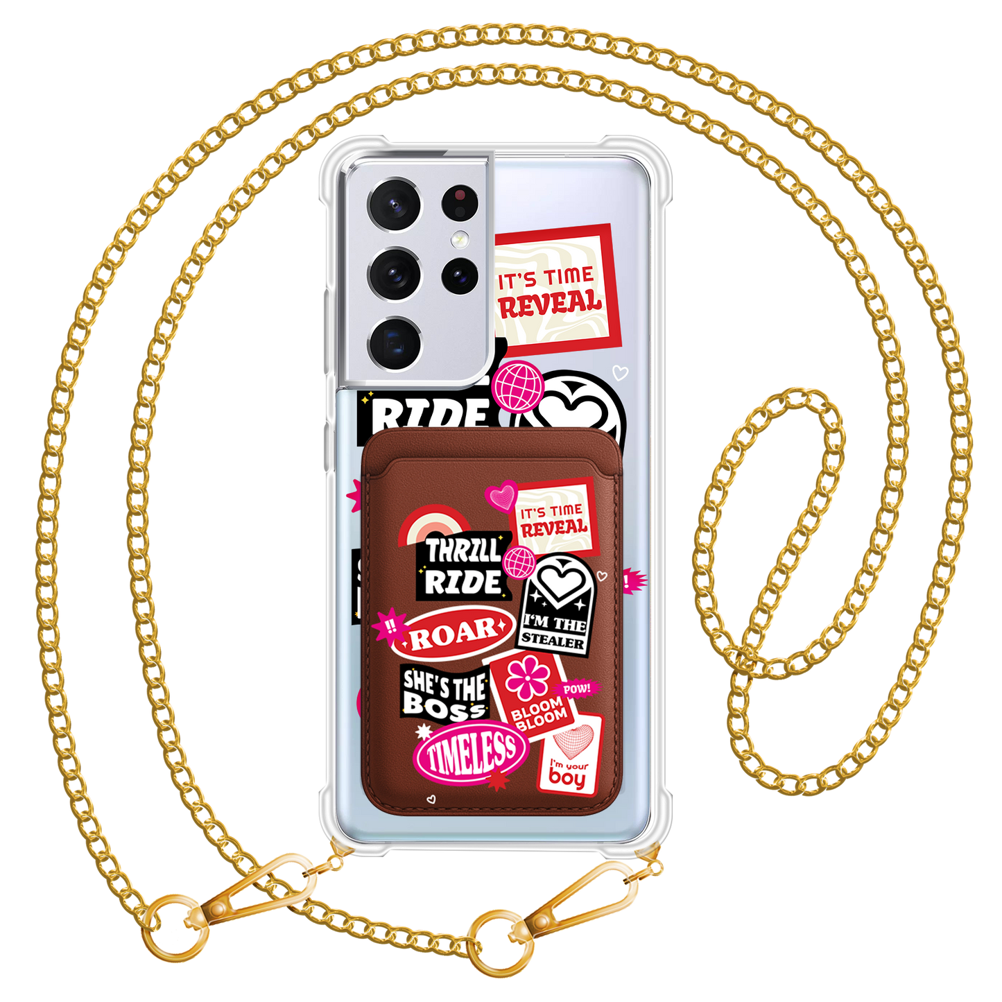 Android Magnetic Wallet Case - The Boyz Song Sticker Pack