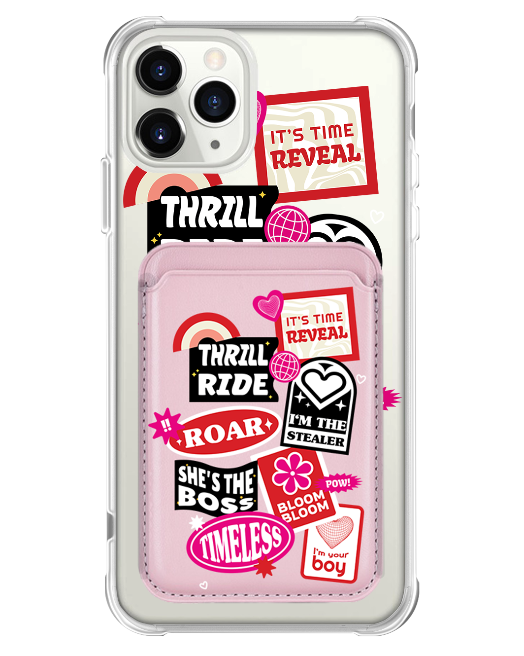 iPhone Magnetic Wallet Case - The Boyz Song Sticker Pack