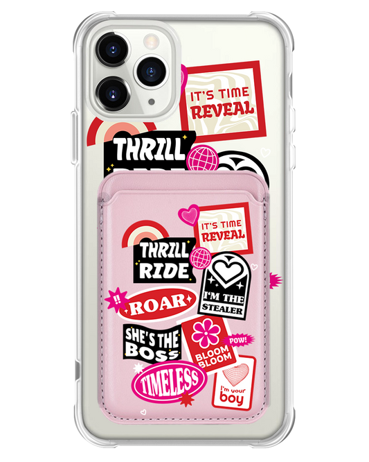 iPhone Magnetic Wallet Case - The Boyz Song Sticker Pack