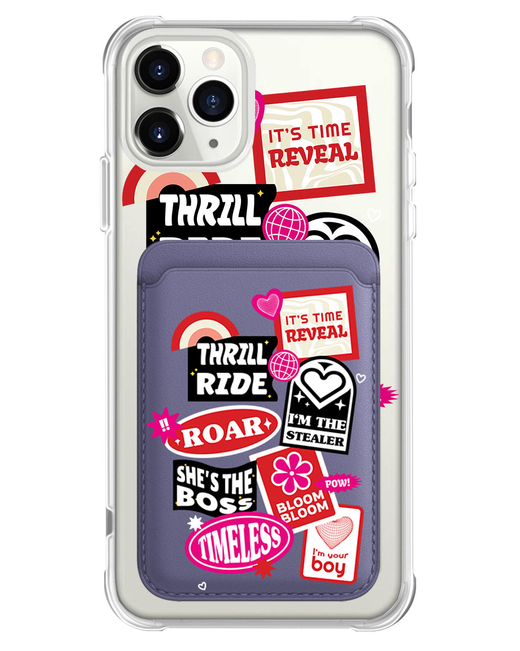 iPhone Magnetic Wallet Case - The Boyz Song Sticker Pack