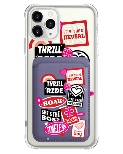 iPhone Magnetic Wallet Case - The Boyz Song Sticker Pack