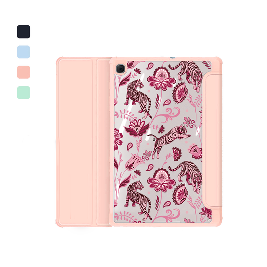 Android Tab Acrylic Flipcover - Tiger & Floral 2.0